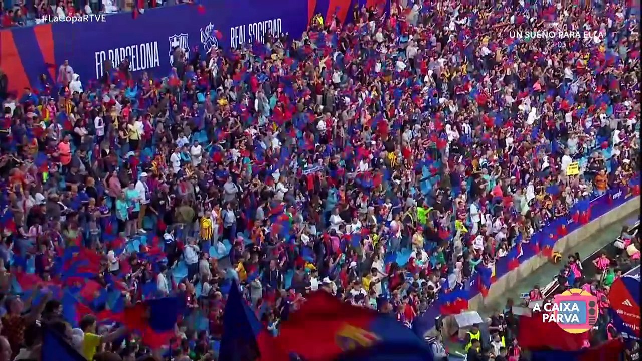 Entrega de la Copa de la Reina 2024 y celebración