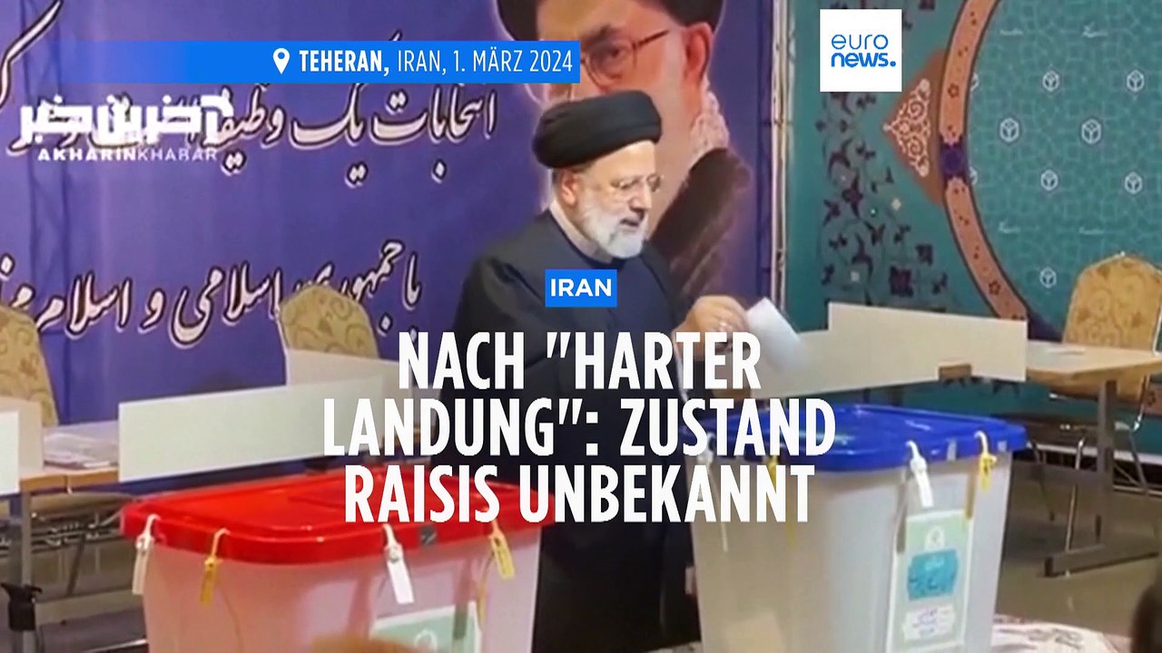 Iran: Zustand Raisis unklar nach 'harter Hubschrauberlandung'