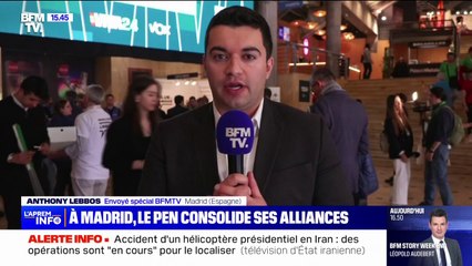 Depuis Madrid, Marine Le Pen consolide ses alliances européennes