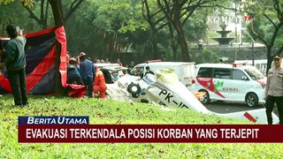 Evakuasi Korban Pesawat Cessna Jatuh BSD Terkendala Posisi Korban yang Terjepit di Ruang Kopilot