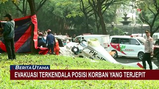 Alat Berat Dikerahkan untuk Evakuasi Puing Pesawat Latih Jatuh di Tangsel