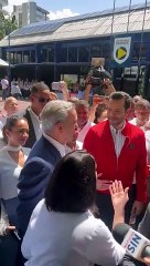 Luis Abinader a Rafael Paz: "Que lastima que no estés en la boleta"