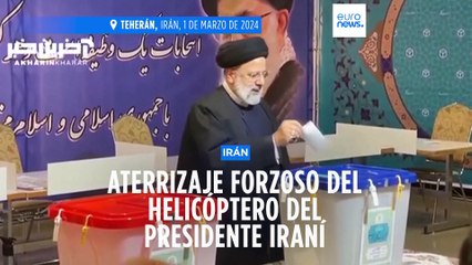 El helicóptero del presidente iraní sufre un "aterrizaje forzoso" según los medios estatales