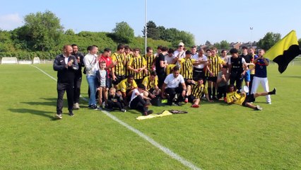 Le clapping de la victoire et l'espérance de rejouer en ligue pour le SCA