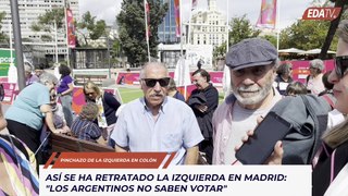 Así se ha retratado la izquierda en Madrid: 'Los argentinos no saben votar'
