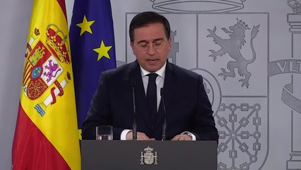 Albares califica de "gravísimas" las palabras de Milei sobre Sánchez y su mujer y pide que rectifique