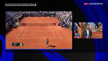 Djokovic, invité surprise à Genève : "Il s'adapte à ce qu'il vit en ce moment"