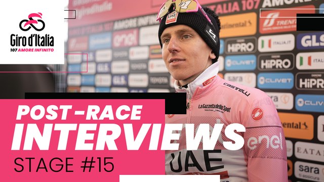 Giro d'Italia 2024 | Stage 15: post-race interviews