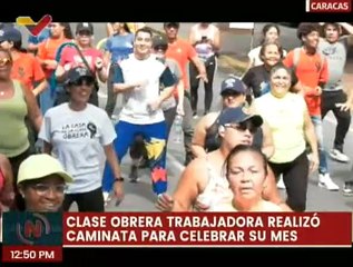 Caracas | Clase Obrera realiza caminata y actividades recreativas para celebrar su mes