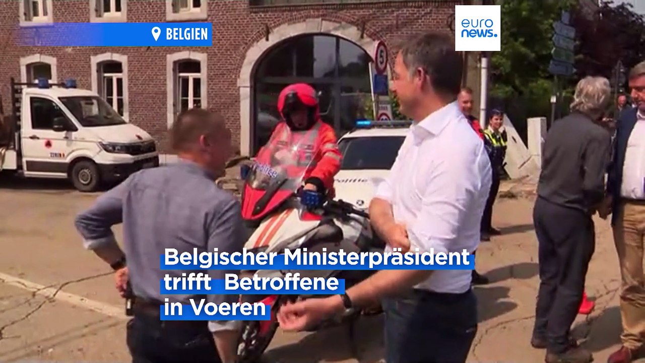 Starke Regenfälle führen zu Überschwemmungen in einigen Regionen Europas