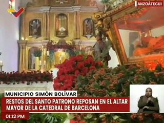 Anzoátegui | Comunidad católica de Barcelona veneran al Santo Patrono Celestino Mártir