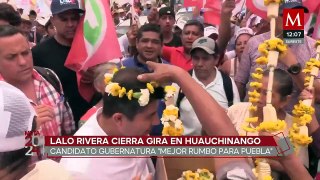 Lalo Rivera cierra gira ante más de 4 mil personas en Huachinango, Puebla