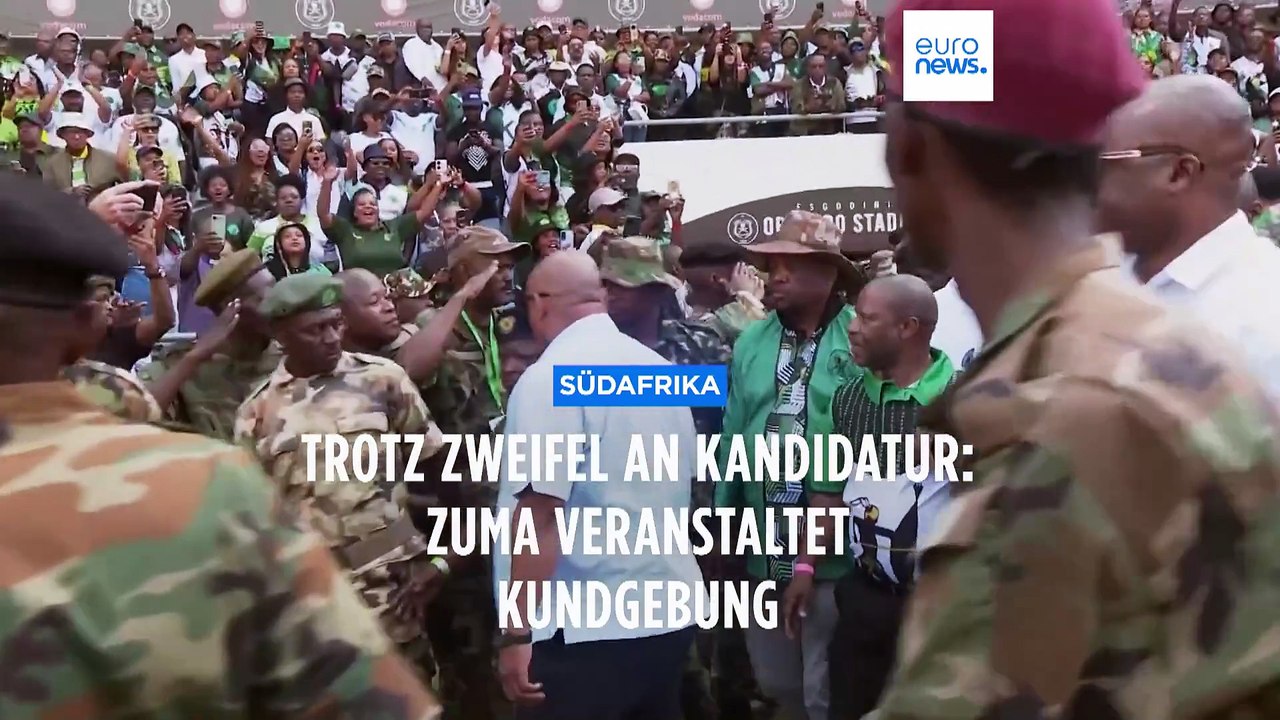 Trotz Zweifel an Kandidatur: Südafrikas Ex-Präsident Zuma stellt Wahlprogramm vor