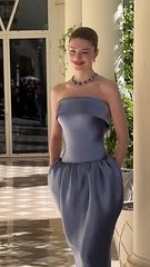 Hunter Schafer au Carlton avant la projection du film Kinds of Kindness à Cannes