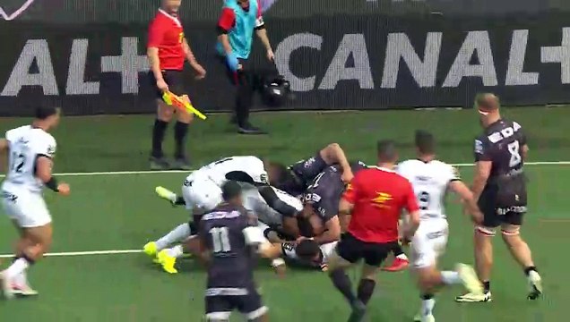 TOP 14 - Essai de David RIBBANS (RCT) - Oyonnax Rugby - RC Toulon