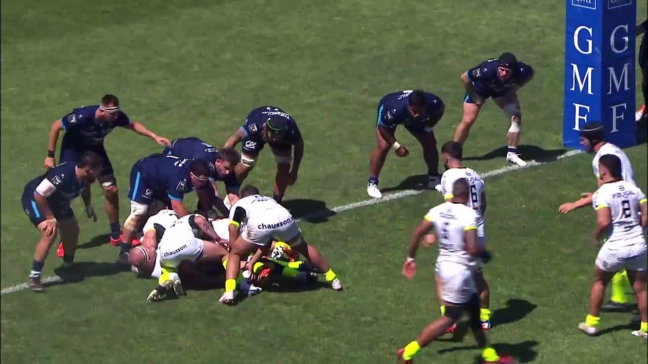 TOP 14 - Essai de Mathis CASTRO FERREIRA 2 (ST) - Montpellier Hérault Rugby - Stade Toulousain