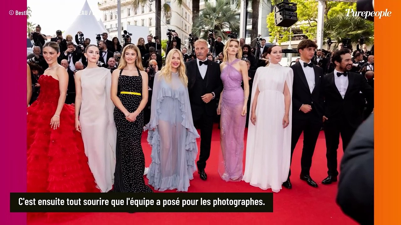 Kevin Costner assorti à son fils et chic au côté de Sienna Miller qui a fait le choix de la transparence