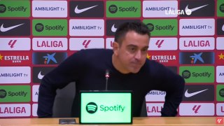 Rueda de prensa de Xavi tras el Barcelona - Rayo