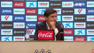 Rueda de prensa Marcelino tras el Villarreal - Real Madrid