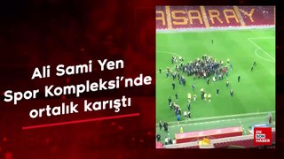 Ali Sami Yen Spor Kompleksi'nde ortalık karıştı