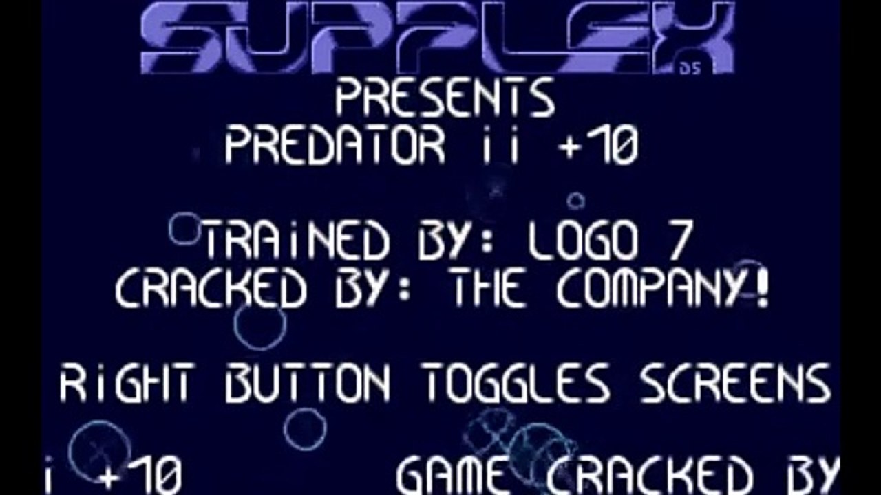 Amiga Cracktro - Predator 2 by Supplex