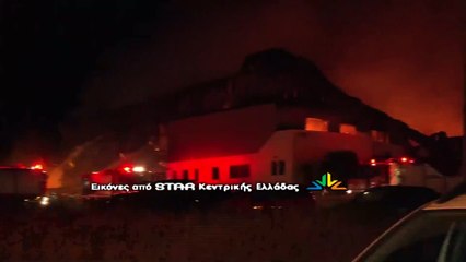 Μεγάλη η καταστροφή στις εγκαταστάσεις του εργοστασίου ¨Γιαννίτσης"