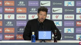 Rueda de prensa Simeone tras el Atlético de Madrid - Osasuna