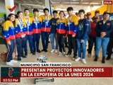 Zulia | Jóvenes del team Autana presentan proyectos innovadores en la expoferia de la Unes 2024