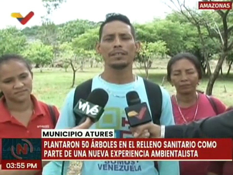 Amazonas | Ciudadanos plantaron 50 árboles para contribuir con el cuidado del medio ambiente