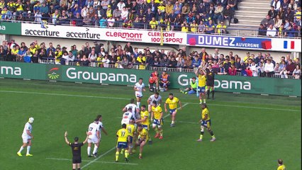 TOP 14 - Essai de Léon DARRICARRERE (ASM) - ASM Clermont - Castres Olympique