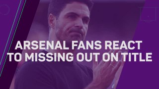 Arsenal fans react to Premier League heartbreak