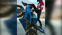 Girl Motorcycle Stunts 2018 _ Awesome People