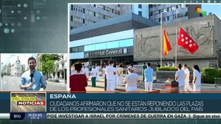 Una nueva protesta sanitaria sucedió en Madrid contra la gestión de  Isabel Díaz Ayuso