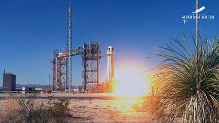 Blue Origin lleva pasajeros al espacio, incluido el astronauta con más edad