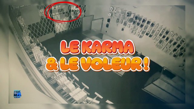 INSOLITE LE KARMA DONNE UNE LEÇON À CE VOLEUR EN HERBE !