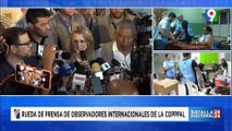 Rueda de presa de Observadores Internacionales de la COPPPAL | Batalla electoral 2024