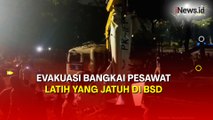 Bangkai Pesawat Latih Dibawa KNKT ke Bandara Pondok Cabe