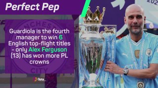 'Nobody has been better than us' - Guardiola on City's title win