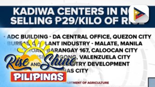 P29/kilo na bigas, mabibili sa 5 Kadiwa Centers sa Metro Manila