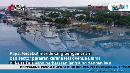 11 KRI Tiba di Dermaga Pelabuhan Benoa, Siap Amankan WWF Bali