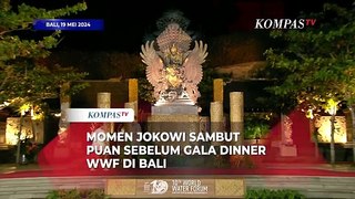 Momen Jokowi Sambut Puan Jelang Gala Dinner World Water Forum di Bali