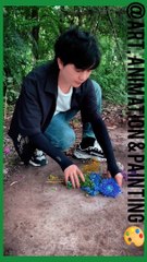  VS ❄️ #art #shorts #satisfying #painting