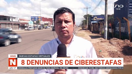 8 DENUNCIAS DE CIBERESTAFAS