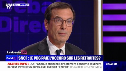 Accord sur les fins de carrière à la SNCF: "C'est un très bon accord et je suis sûr que l'avenir me donnera raison", assure Jean-Pierre Farandou