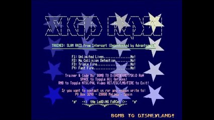 Amiga Cracktro - Slam Raid by Skid Row