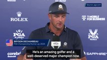 DeChambeau 'proud' despite falling short of PGA Championship win