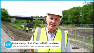 Chesterfield Canal trust ground breaking ceremony