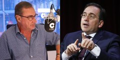 Carlos Herrera baja los humos a José Manuel Albares recordándole cuál es el papel de la mujer de Pedro Sánchez