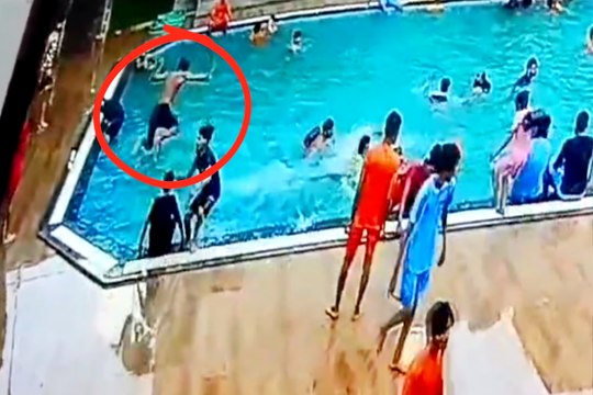 स्वीमिंग पूल में स्टंटबाजी ने ली जान
