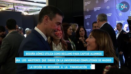 Begoña Gómez ofrece financiar con ayudas públicas sus másteres en la Complutense para captar alumnos